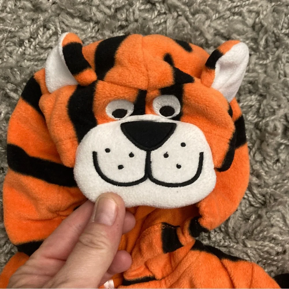 Carter's Orange and Black Tiger Plush Baby Costume - Picture 3 of 3